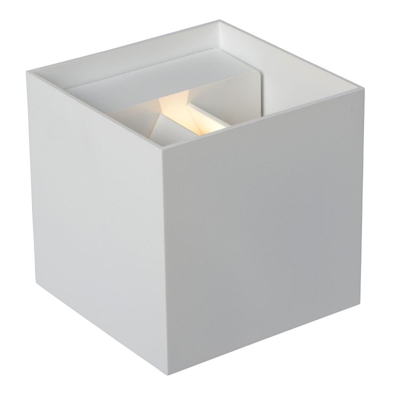Lucide AXI - Nástenné bodové svietidlo Kúpeľňové - LED - 2x3,5W 2700K - IP54 - Biele